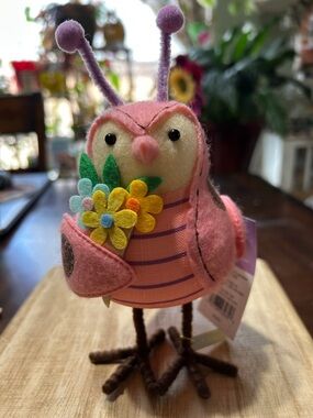Spritz “Lady” Felt and Material Bird Figure 2024 NWT
